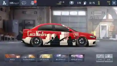 Drag Racing Streets Mod APK Unlocked All Cars