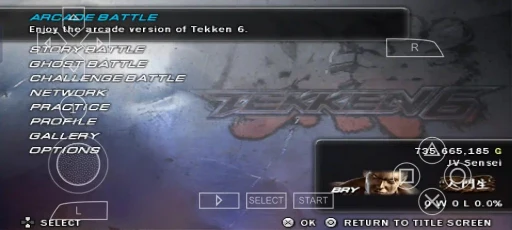 Tekken 6 PPSSPP Highly Compressed