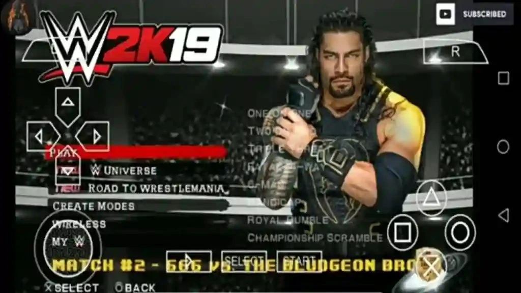 WWE 2K19 PPSSPP