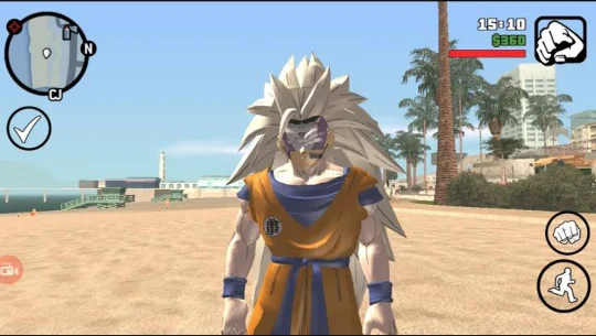 GTA San Andreas Dragon Ball Z Goku Mod APK 