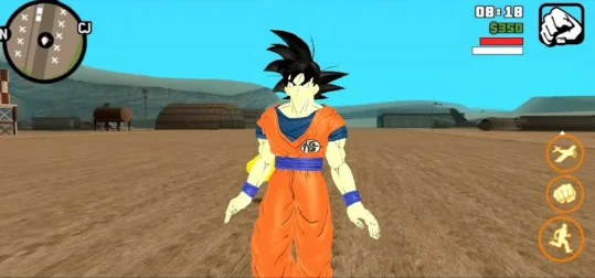 GTA San Andreas Dragon Ball Z Goku Mod APK